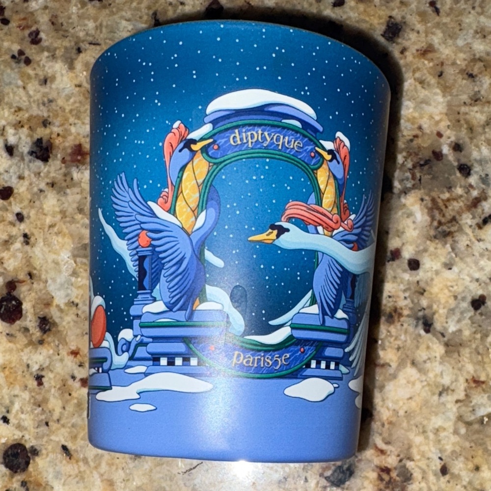 Diptyque Blue and White empty limited edition Candle Holder
